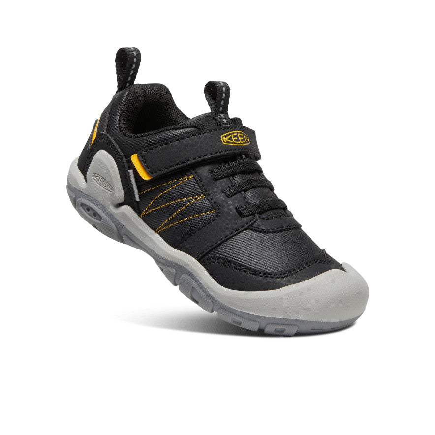 Little Kids' Knotch Peak Sneaker | Black and KEEN Yellow - Buy Now