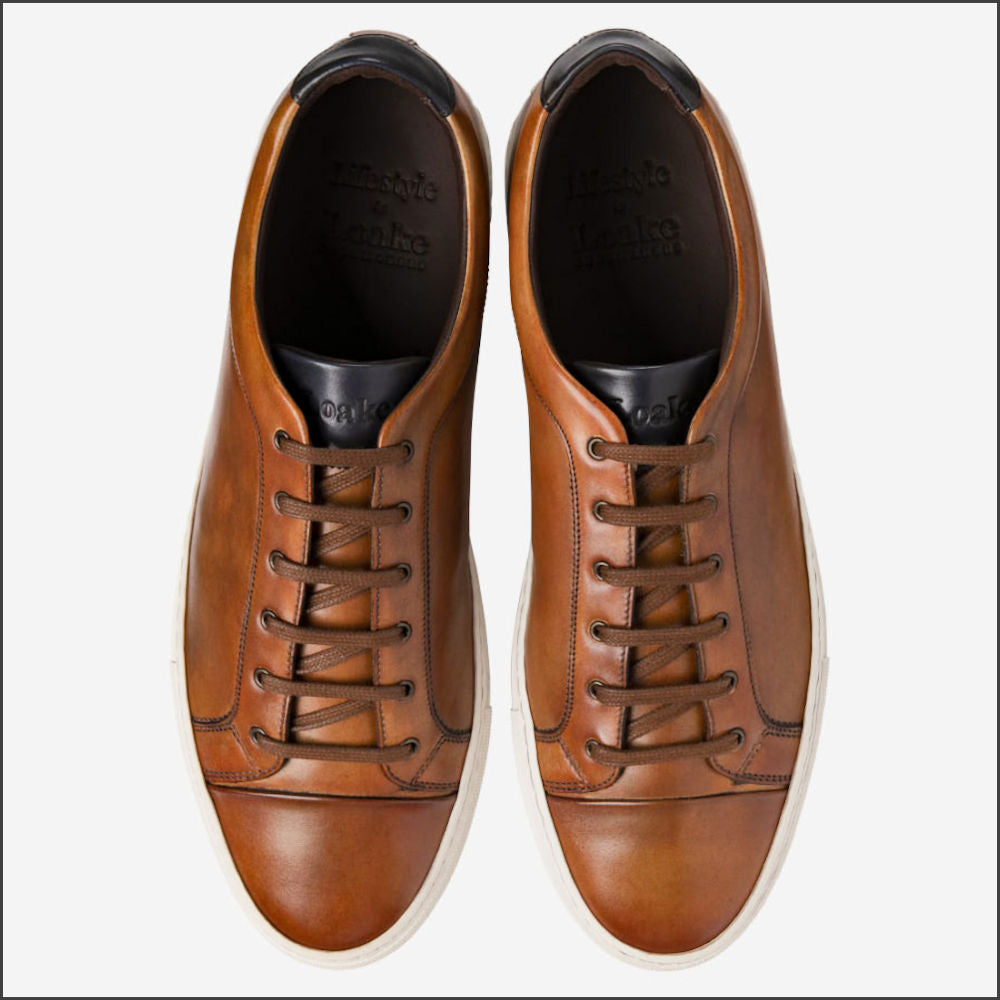 Loake Dash Chestnut Brown Sneaker is a great option for comfortable and stylish footwear in a rich brown shade.