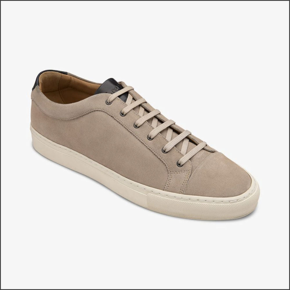 Loake Dash Stone Suede Sneaker