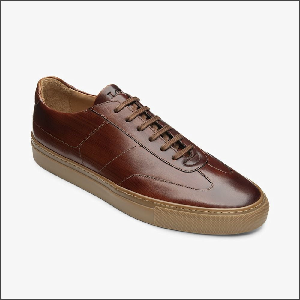 Loake Owens Chestnut Brown Sneaker Size 46 - Limited Stock