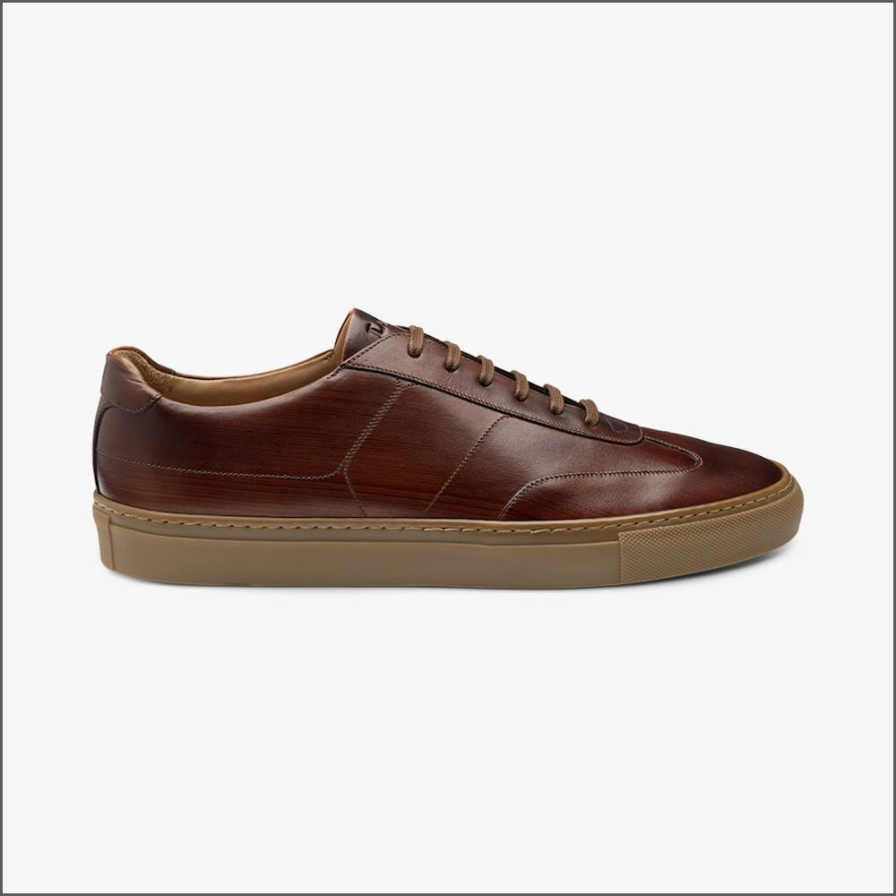 Loake Owens Chestnut Brown Sneaker Size 46 - Limited Stock