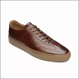 Loake Owens Chestnut Brown Sneaker Size 46 - Limited Stock