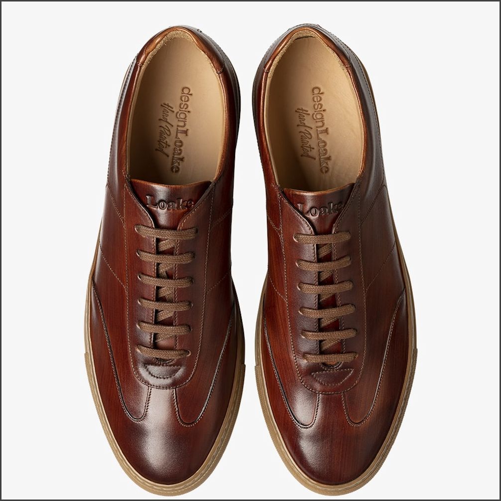 Loake Owens Chestnut Brown Sneaker Size 46 - Limited Stock