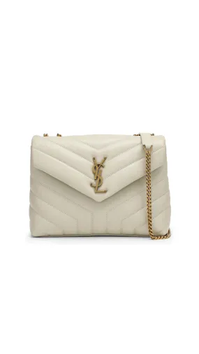 Loulou Small Chain Bag - Blanc Vintage