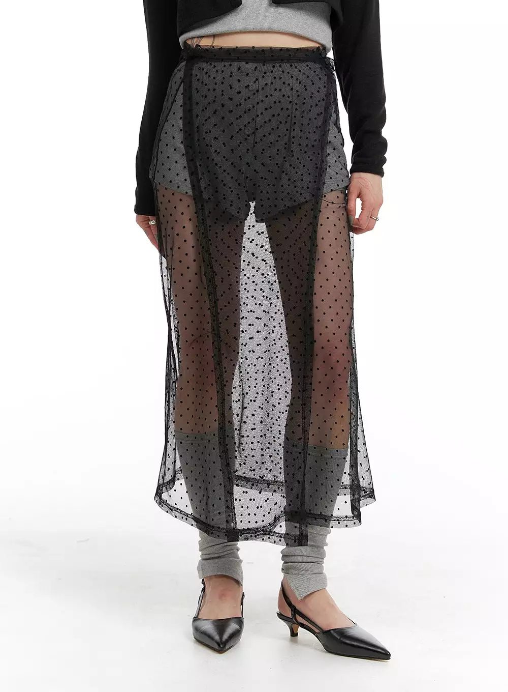 Maxi Skirt IF423 - Sheer Wrap - Buy Online Now