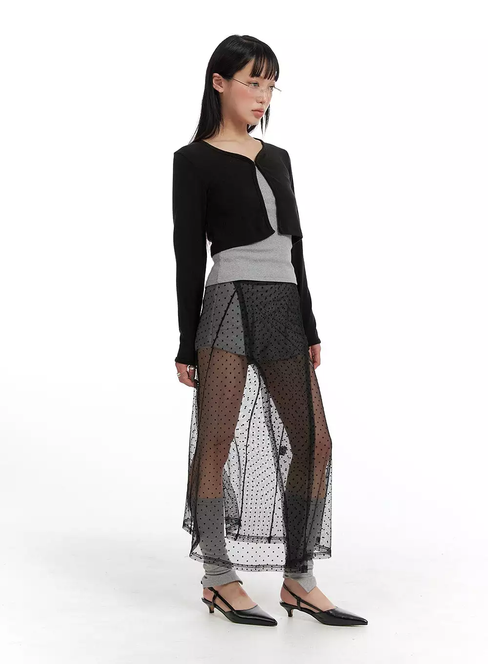 Maxi Skirt IF423 - Sheer Wrap - Buy Online Now