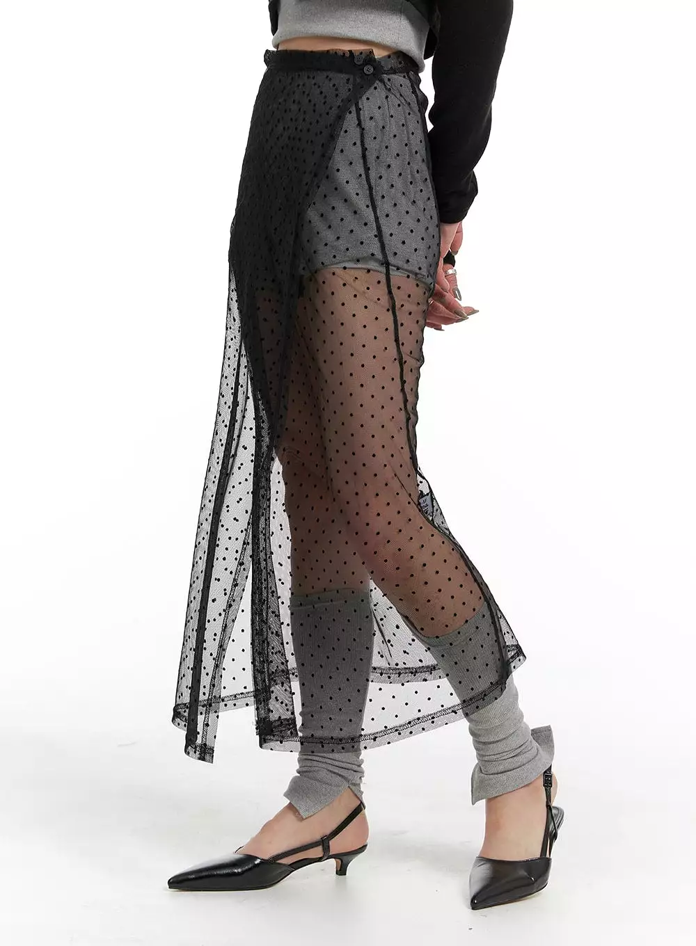 Maxi Skirt IF423 - Sheer Wrap - Buy Online Now