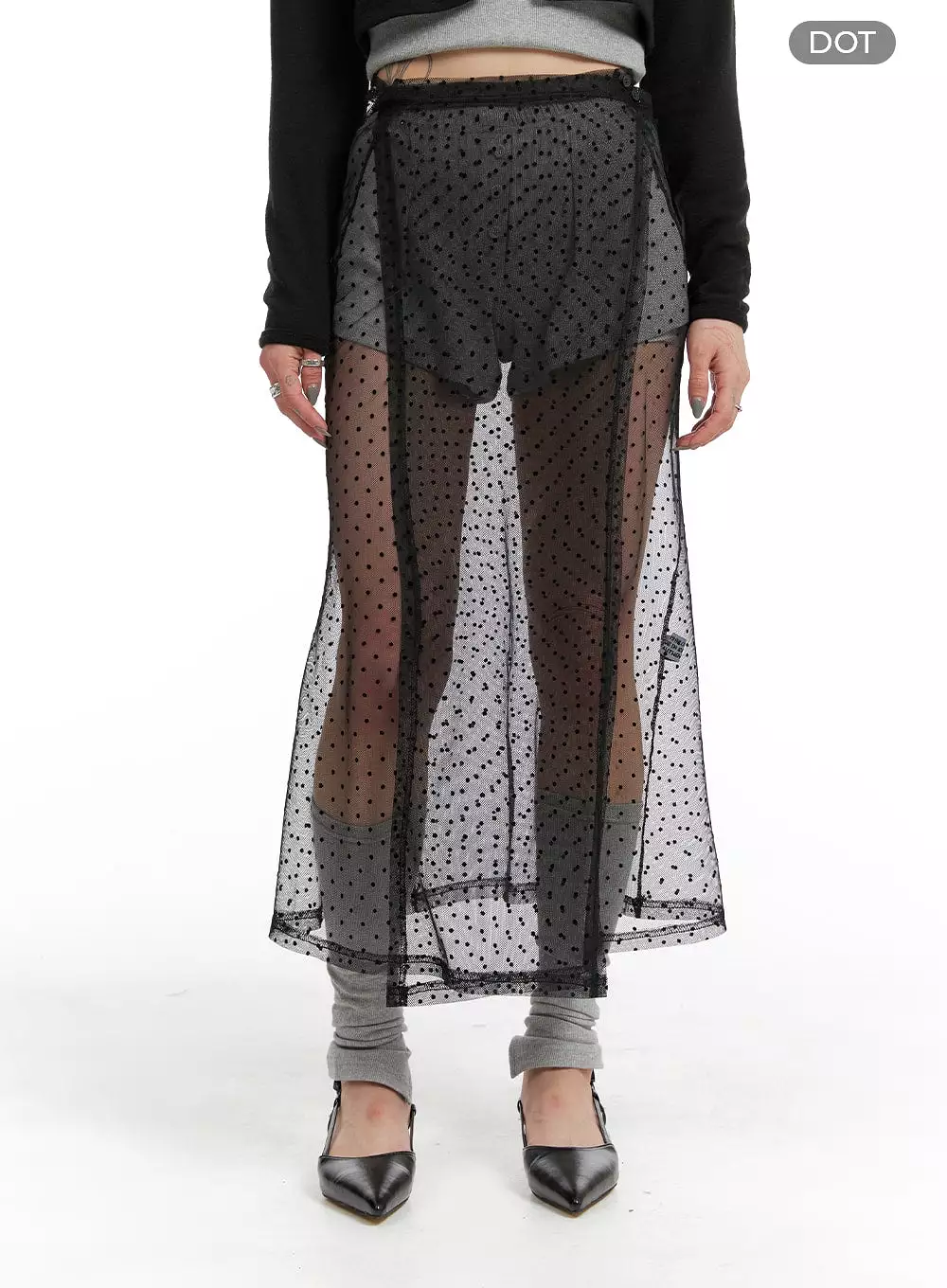 Maxi Skirt IF423 - Sheer Wrap - Buy Online Now