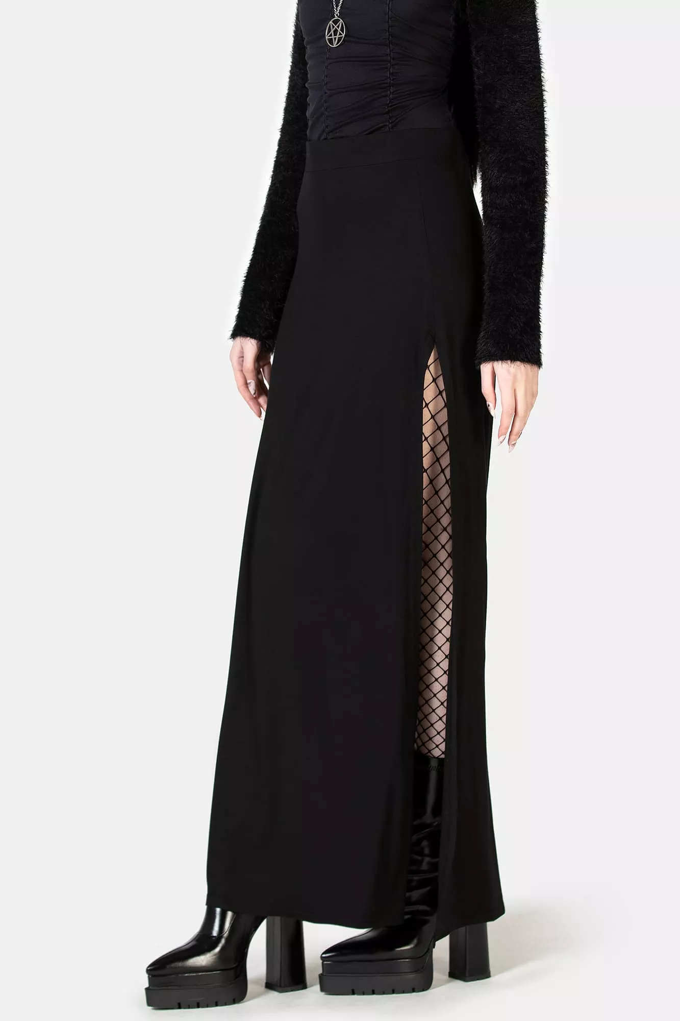 Maxi skirt in Nocturnal Shade