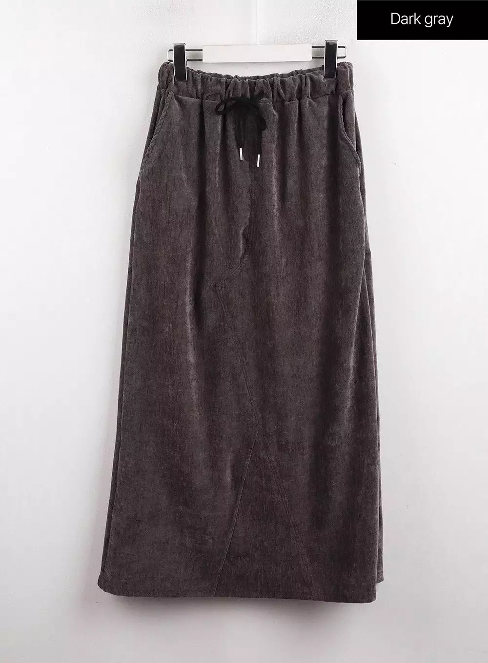 Maxi Skirt with Drawstring Waist - CJ417