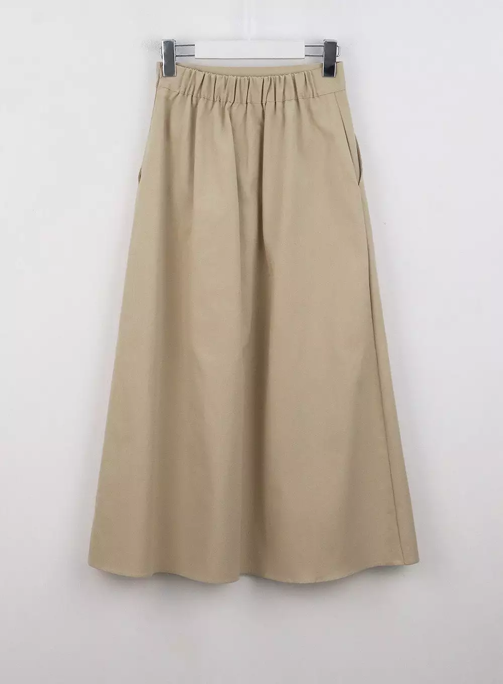 Maxi Skirt with Pleats and Elegant Style OL325