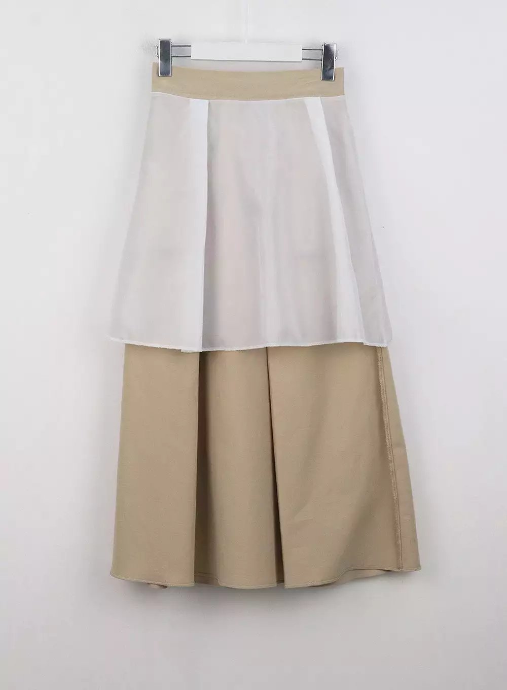 Maxi Skirt with Pleats and Elegant Style OL325