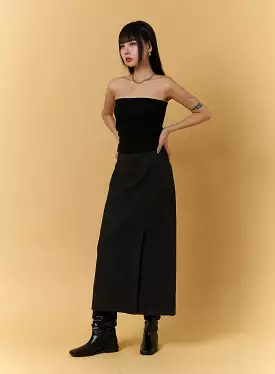 Maxi Skirt with Slit - CJ404