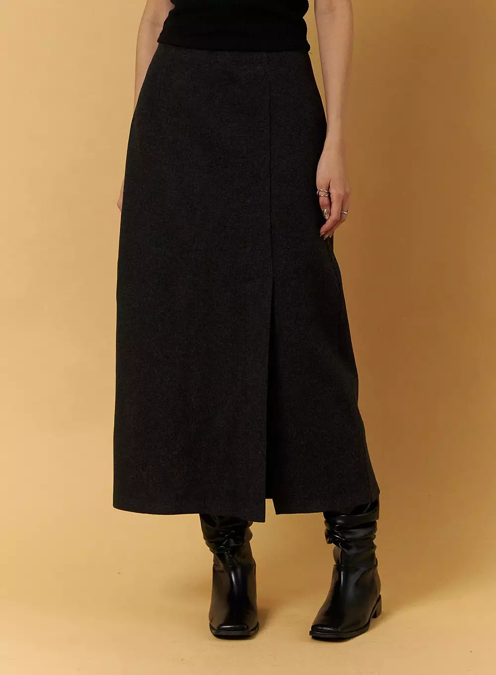 Maxi Skirt with Slit - CJ404