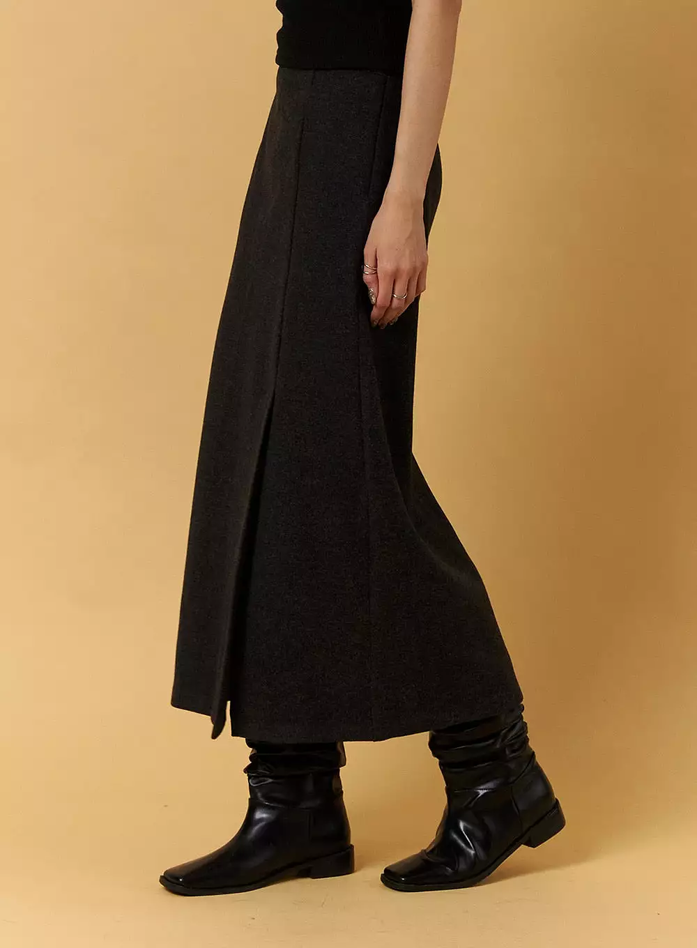 Maxi Skirt with Slit - CJ404