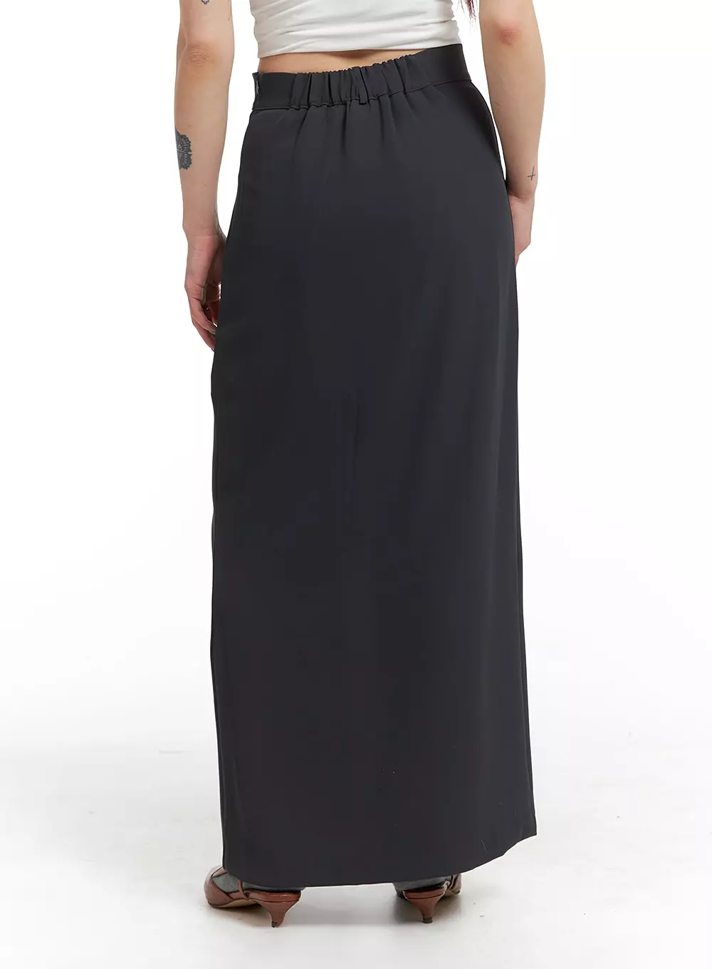 Maxi Skirt with Slit - IF423