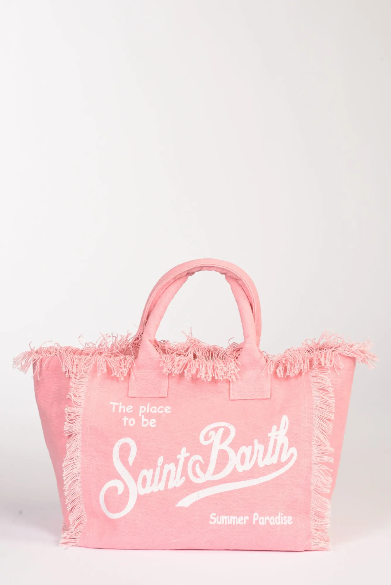 Mc2 Saint Barth Pink Canvas Women's Bag