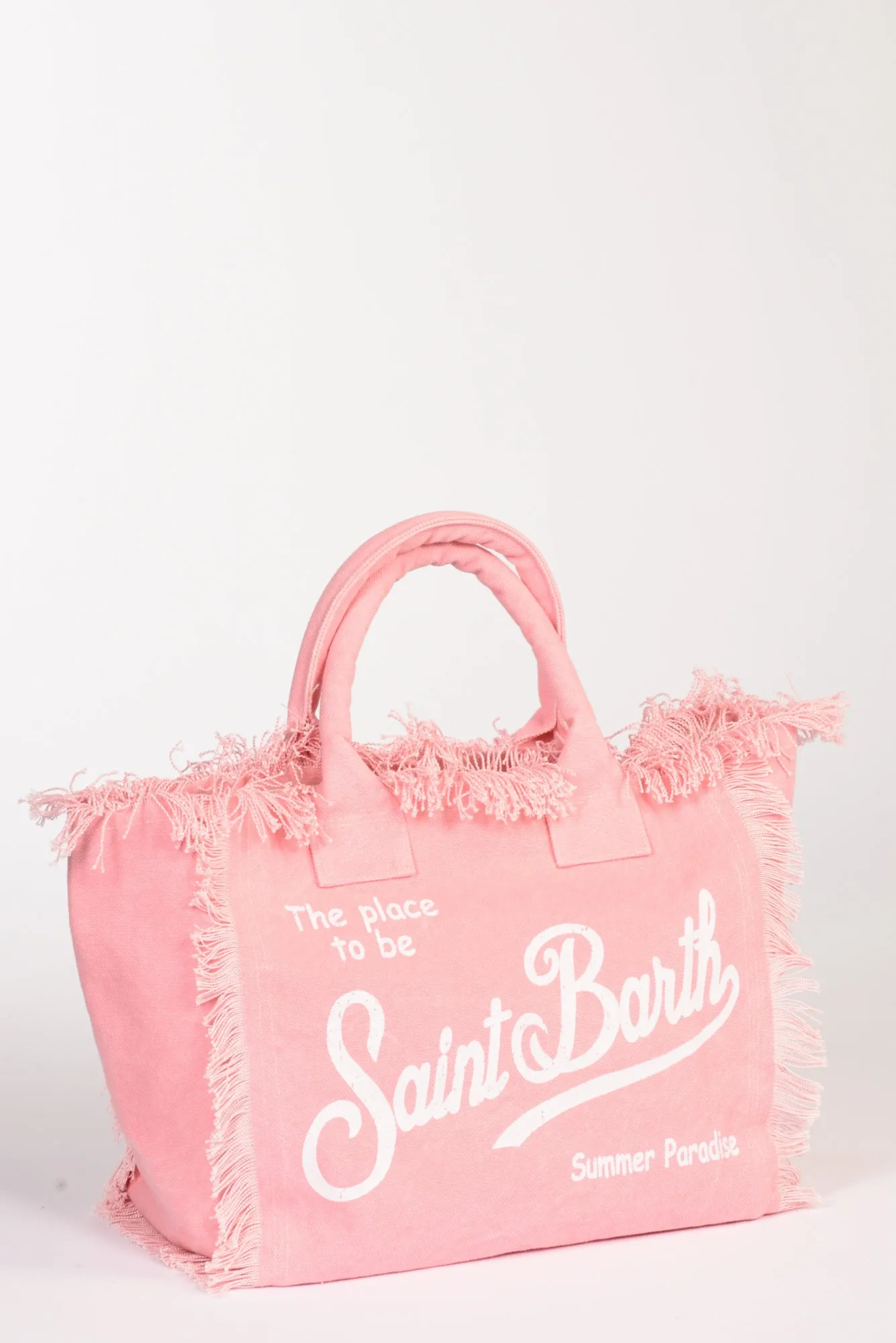 Mc2 Saint Barth Pink Canvas Women's Bag