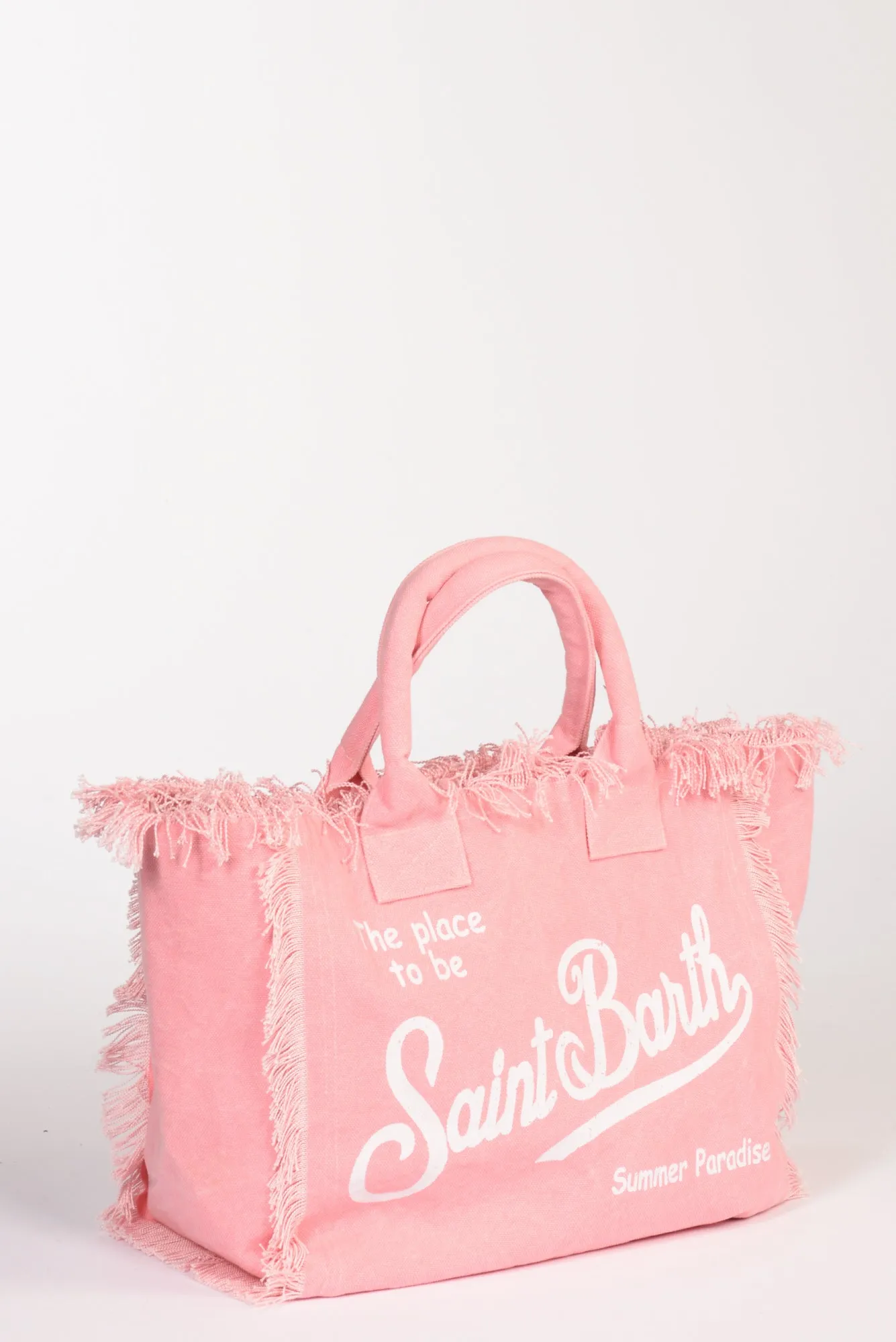 Mc2 Saint Barth Pink Canvas Women's Bag