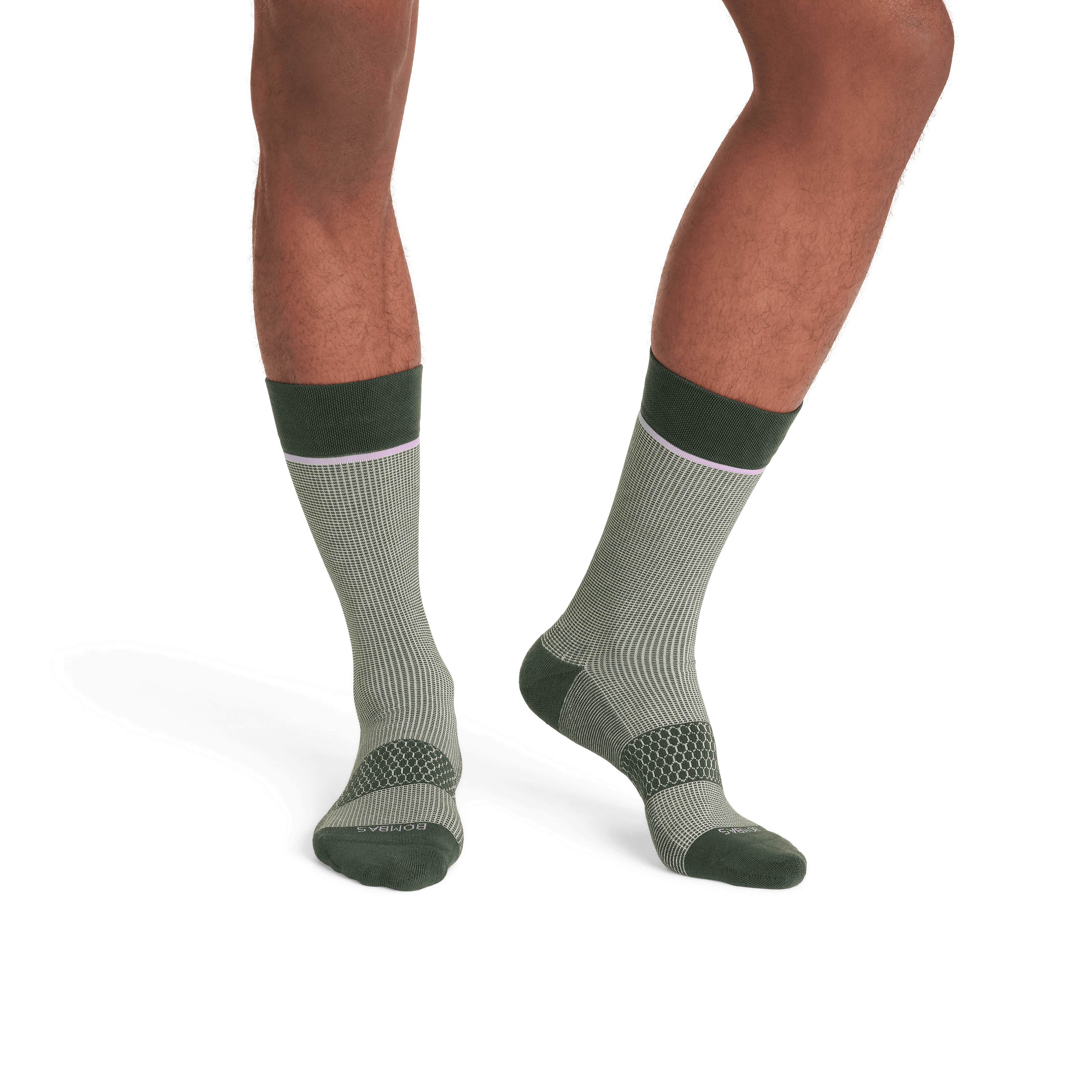 Men's Grid-Knit Dress Calf Sock 4-Pack