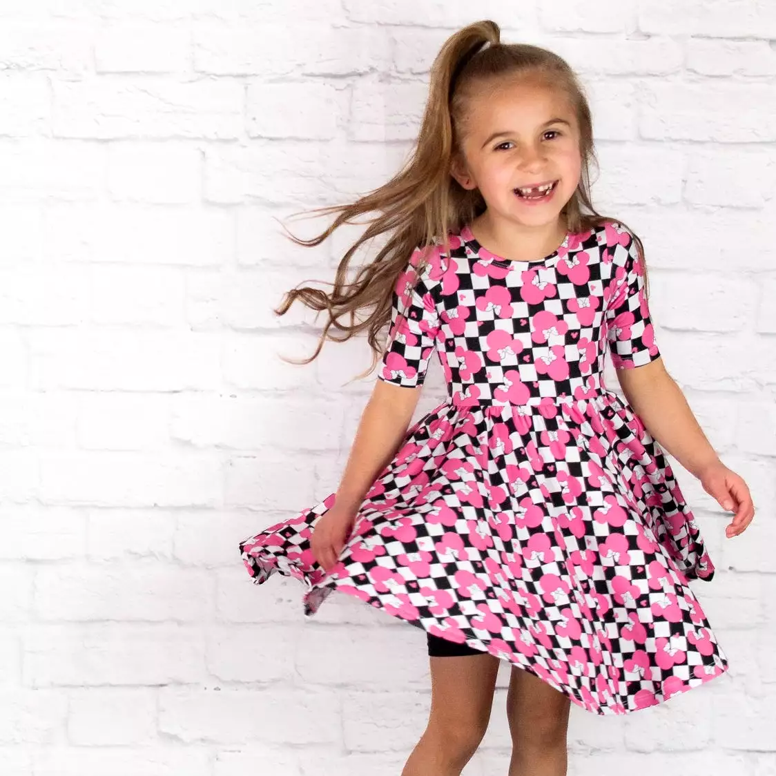 MID SLEEVE TWIRL DRESS - Millie Magic - Buy Online Now!