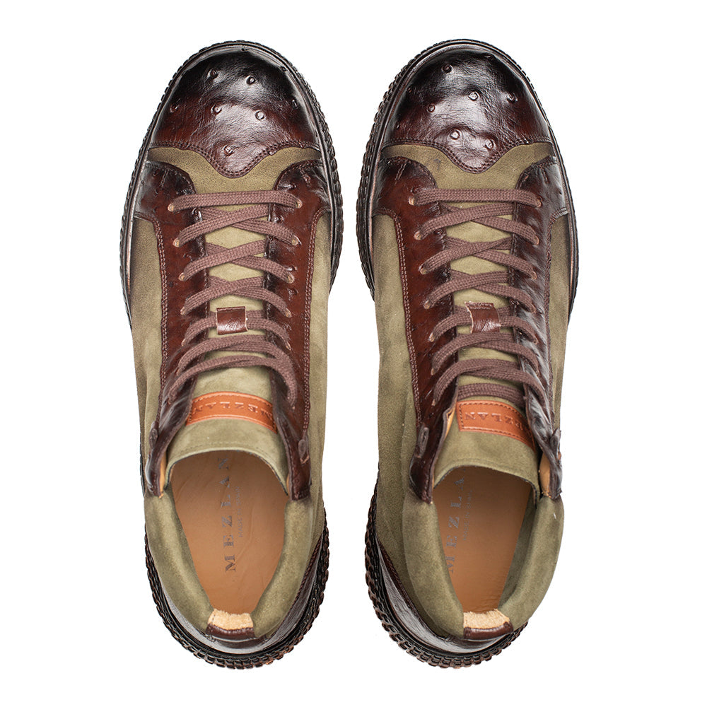 Military Ostrich/Suede High Tops - Buy Now