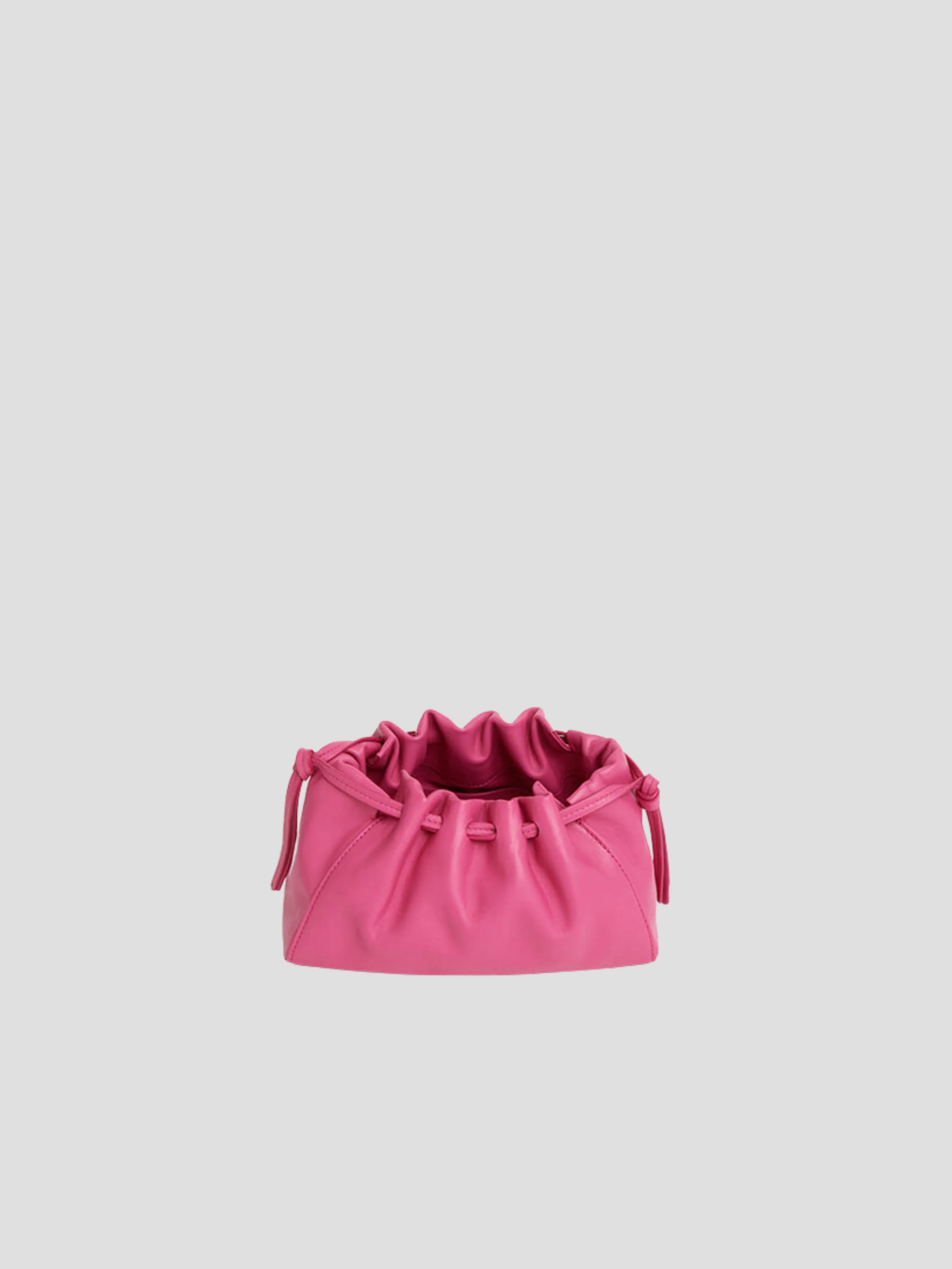 Mini Leather Bloom Bag in Dolly