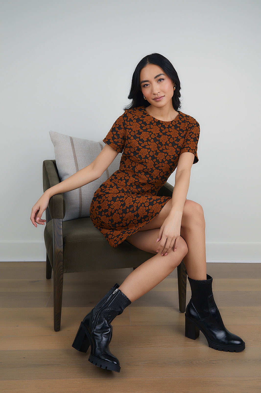 Moment Jacquard Shift Dress Sale