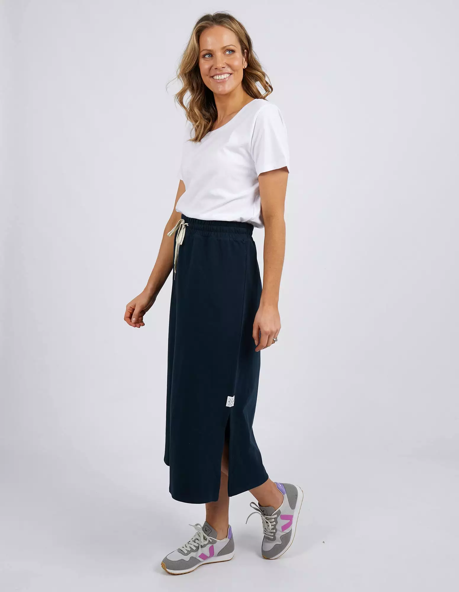 Navy Elm Travel Skirt