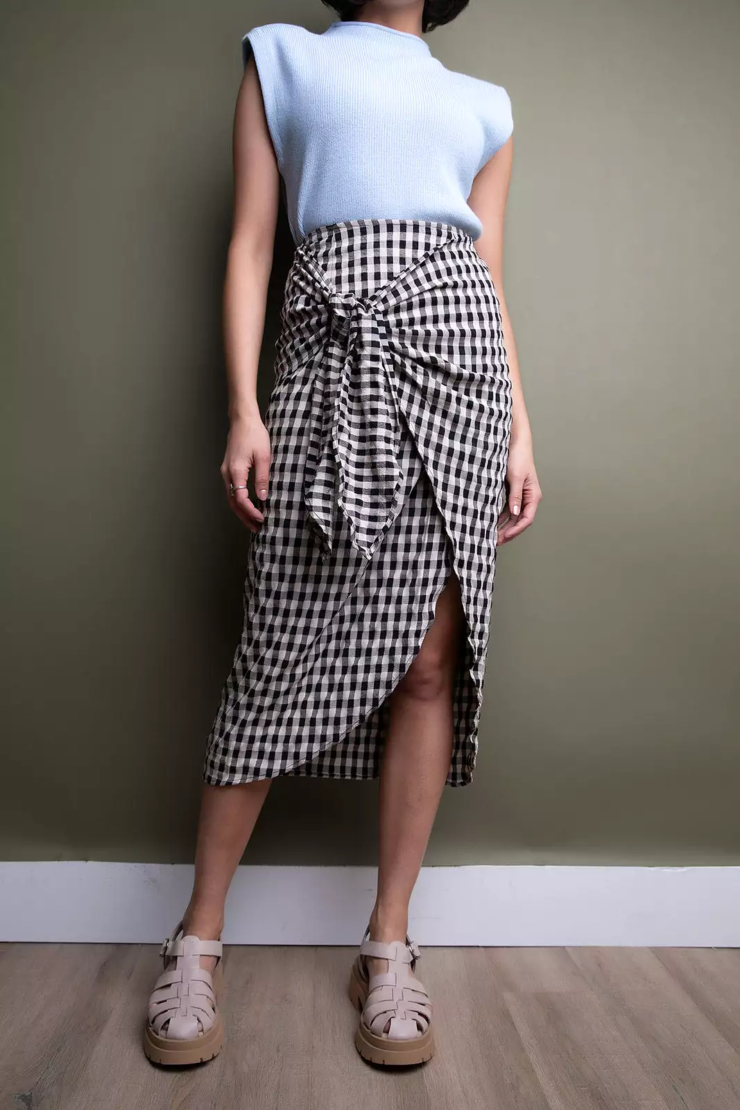 New Gingham Skirt - Final Sale.