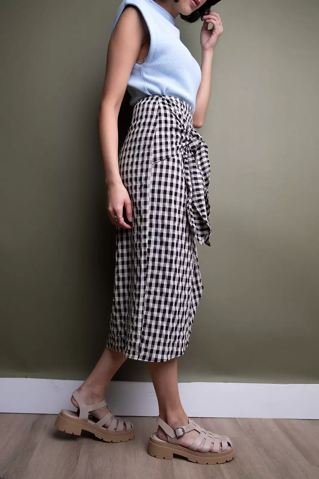 New Gingham Skirt - Final Sale.