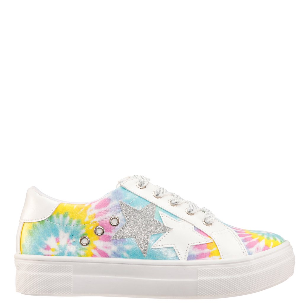 Nina Girls tie dye star sneaker