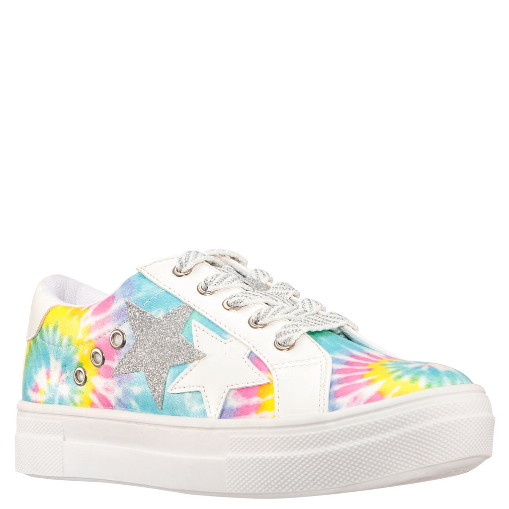 Nina Girls tie dye star sneaker