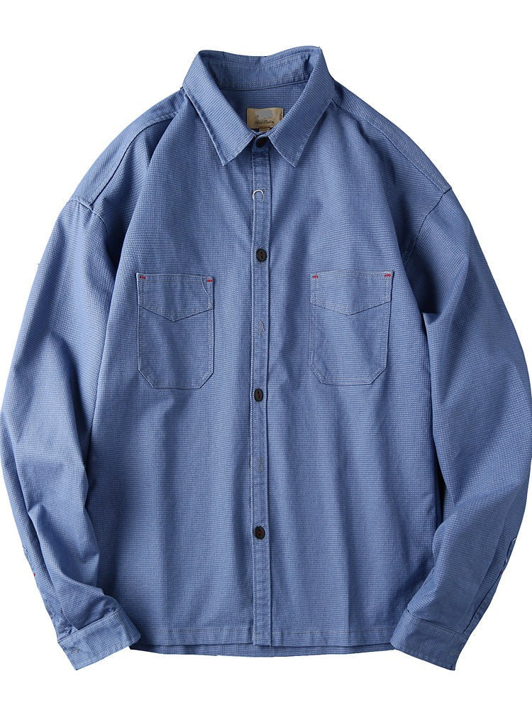 Non Tucked Oxford Twill Shirts for Men