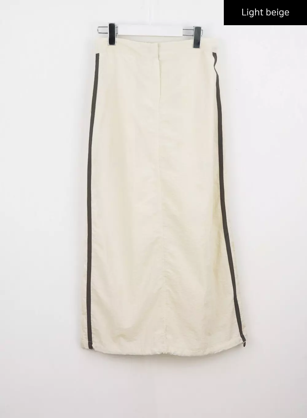 Nylon Maxi Skirt With Band - CG310