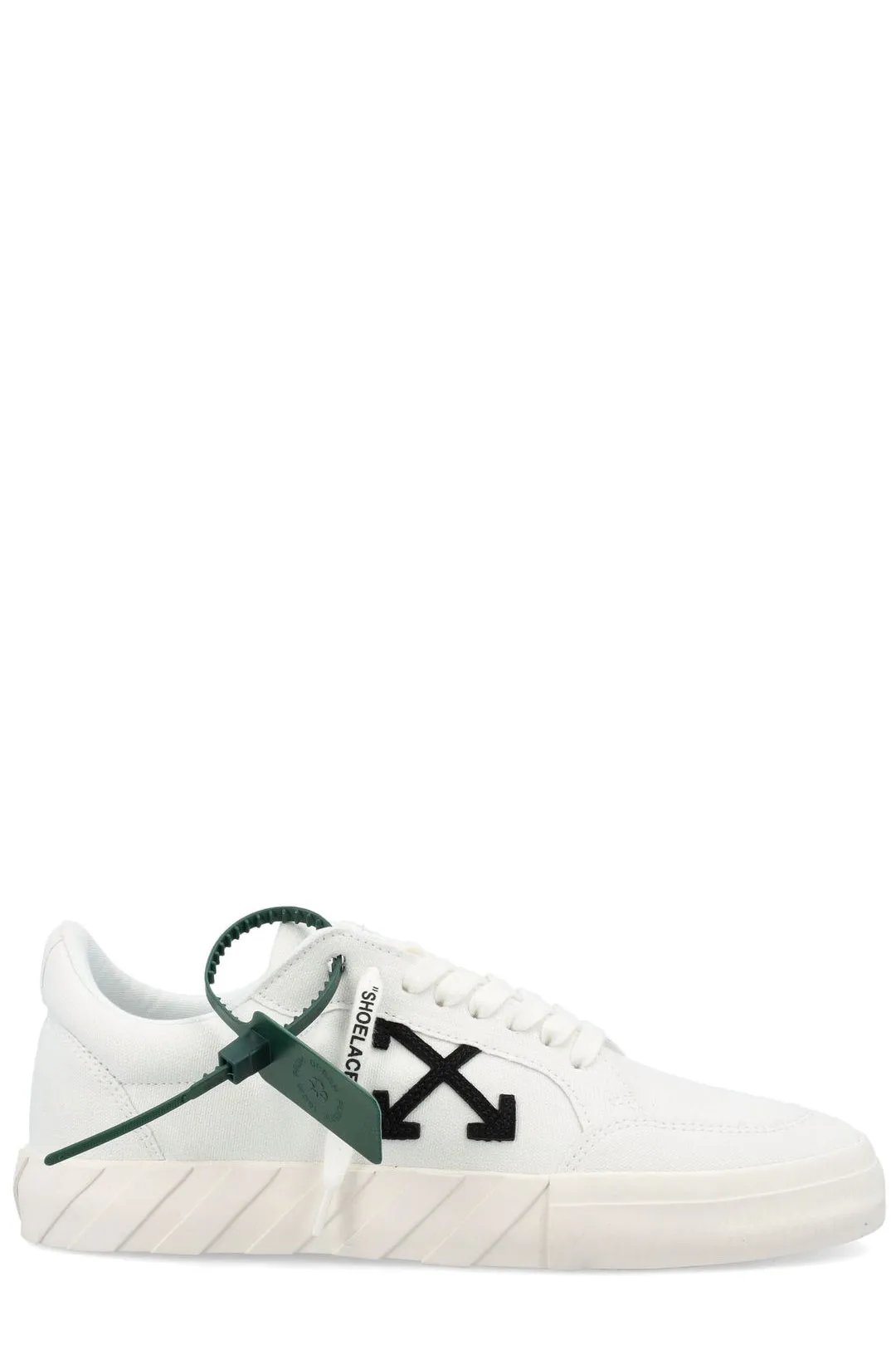 Off-White Vulcanized Lace-Up Sneakers