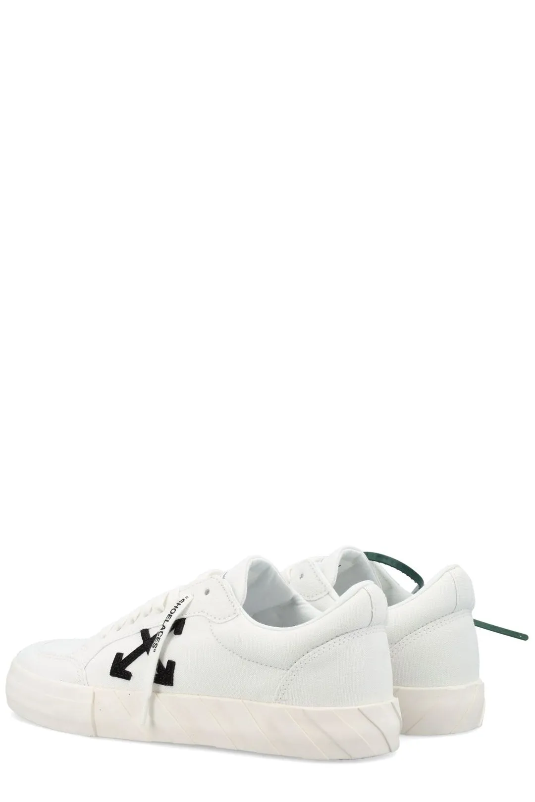 Off-White Vulcanized Lace-Up Sneakers