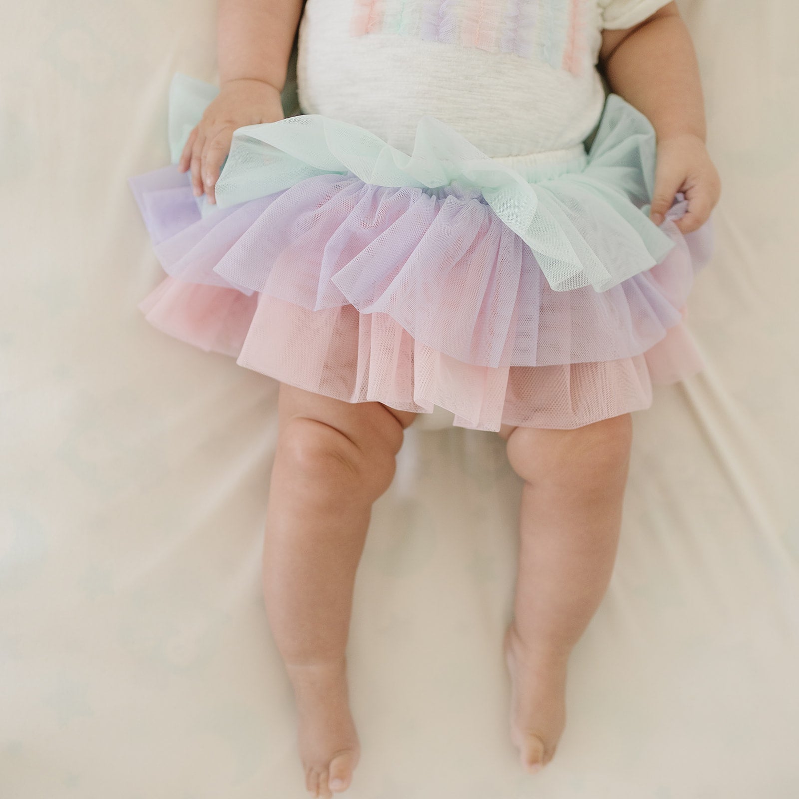 Ombre Tutu Tushie - Mint Sherbet Baby Tutu Shop