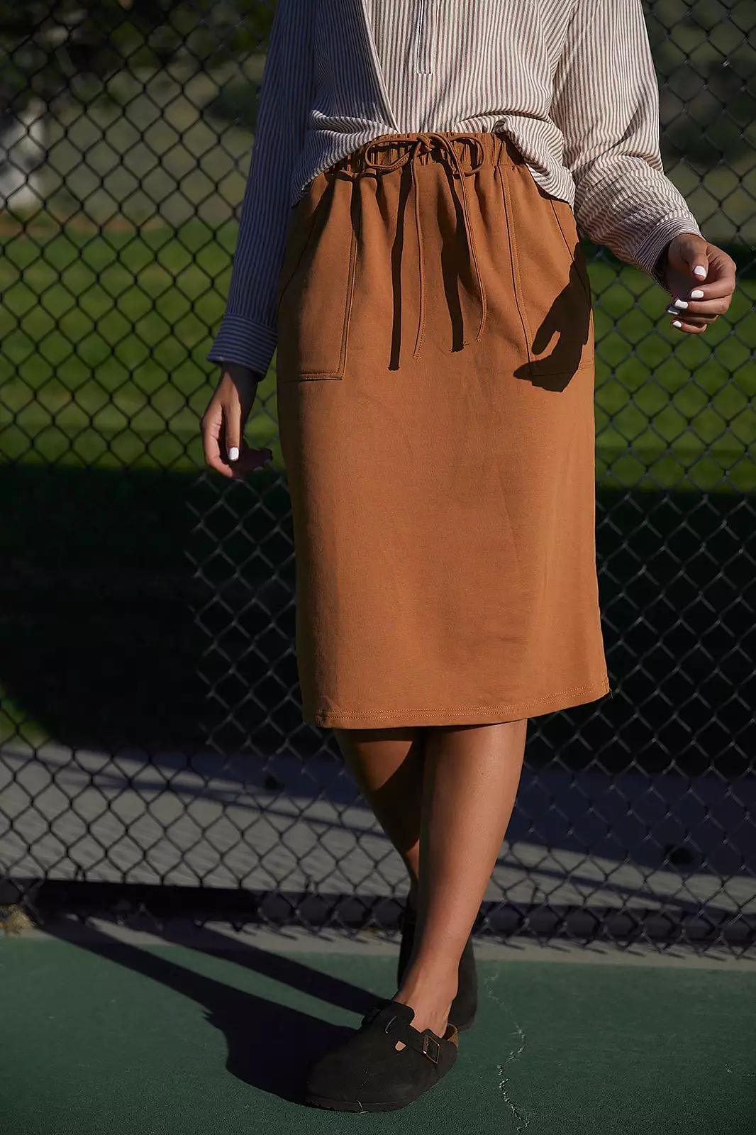 On the Sidelines Skirt Discounted Price