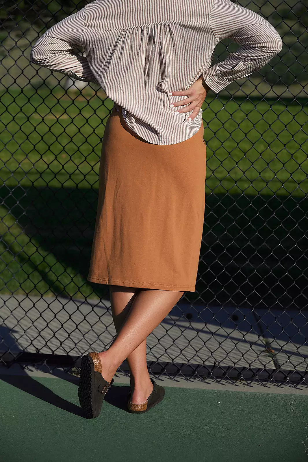 On the Sidelines Skirt Discounted Price