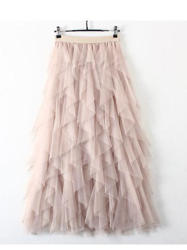 One-Size Women's Pleated Swing Skirts