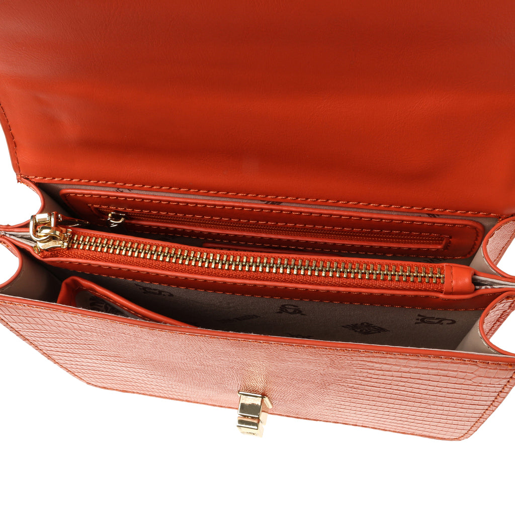 Orange Bstake-E Crossbody bag