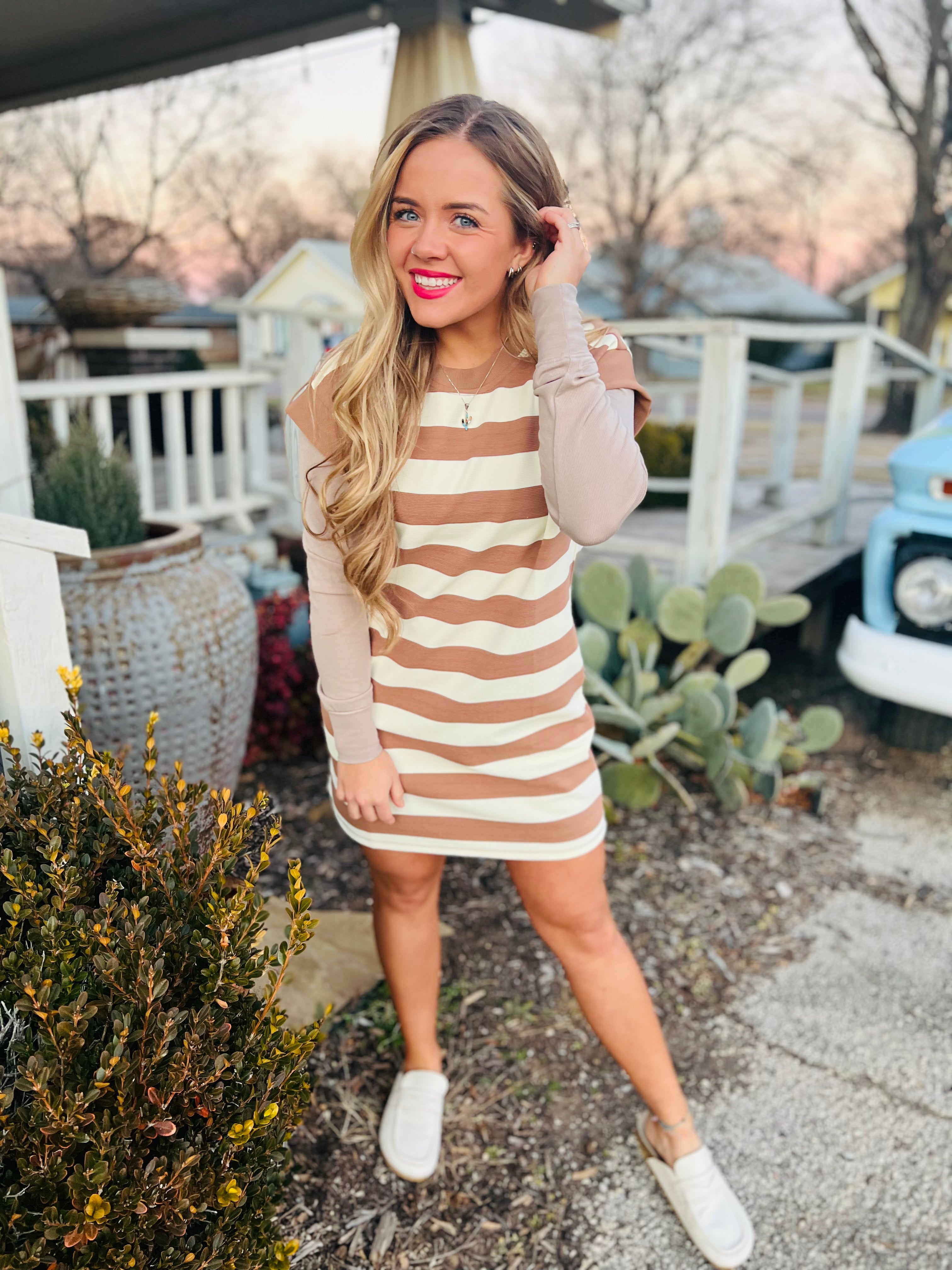 Perfect Striped Mini Dress