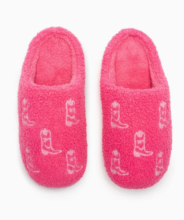 Pink Boots Slippers