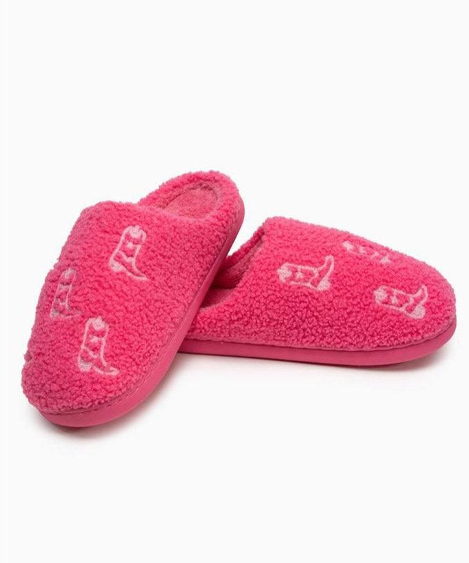 Pink Boots Slippers