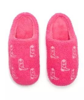 Pink Boots Slippers