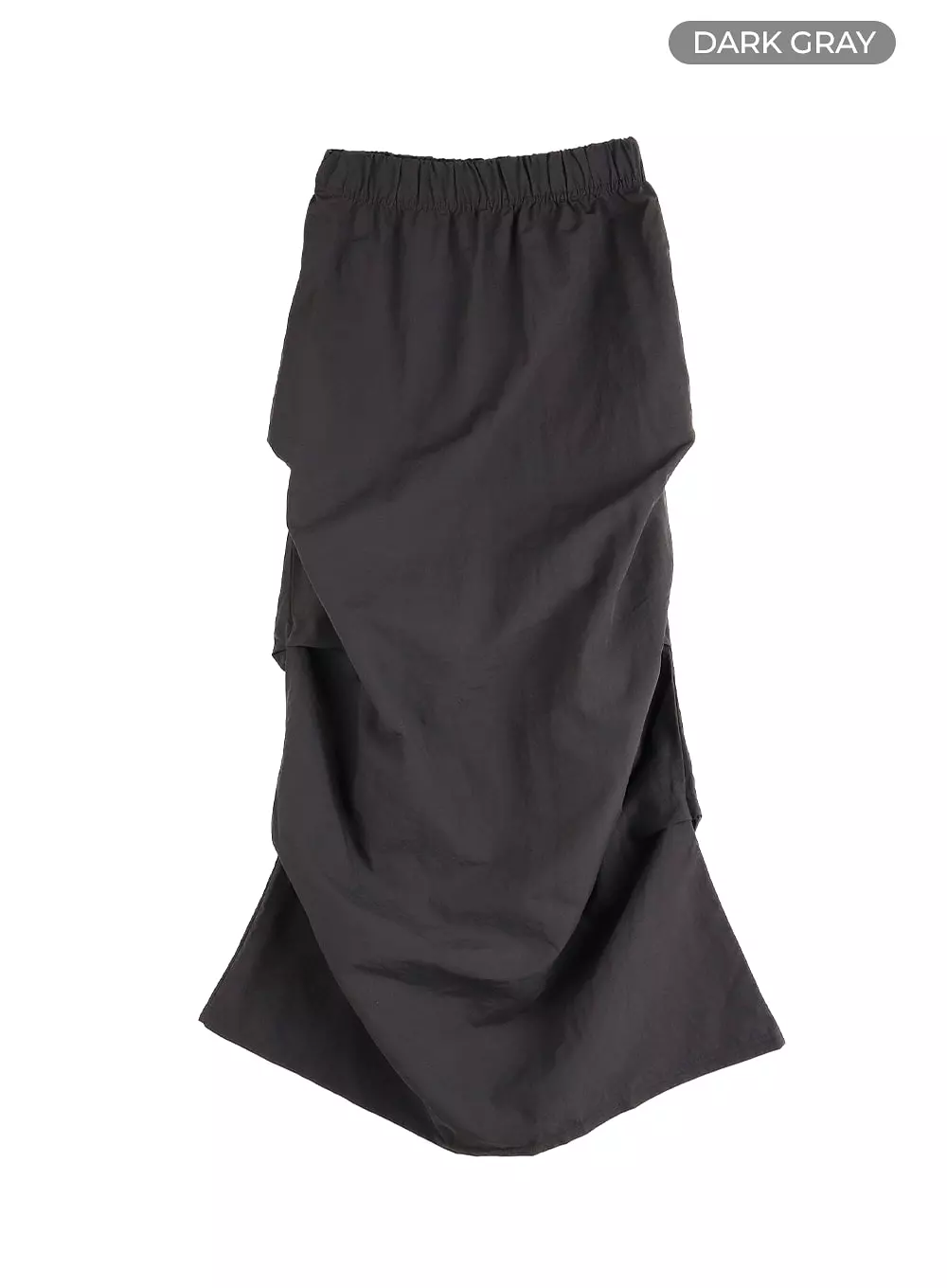 Pintuck Nylon Maxi Skirt - OF427