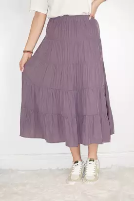 Piper Rayon Midi Skirt