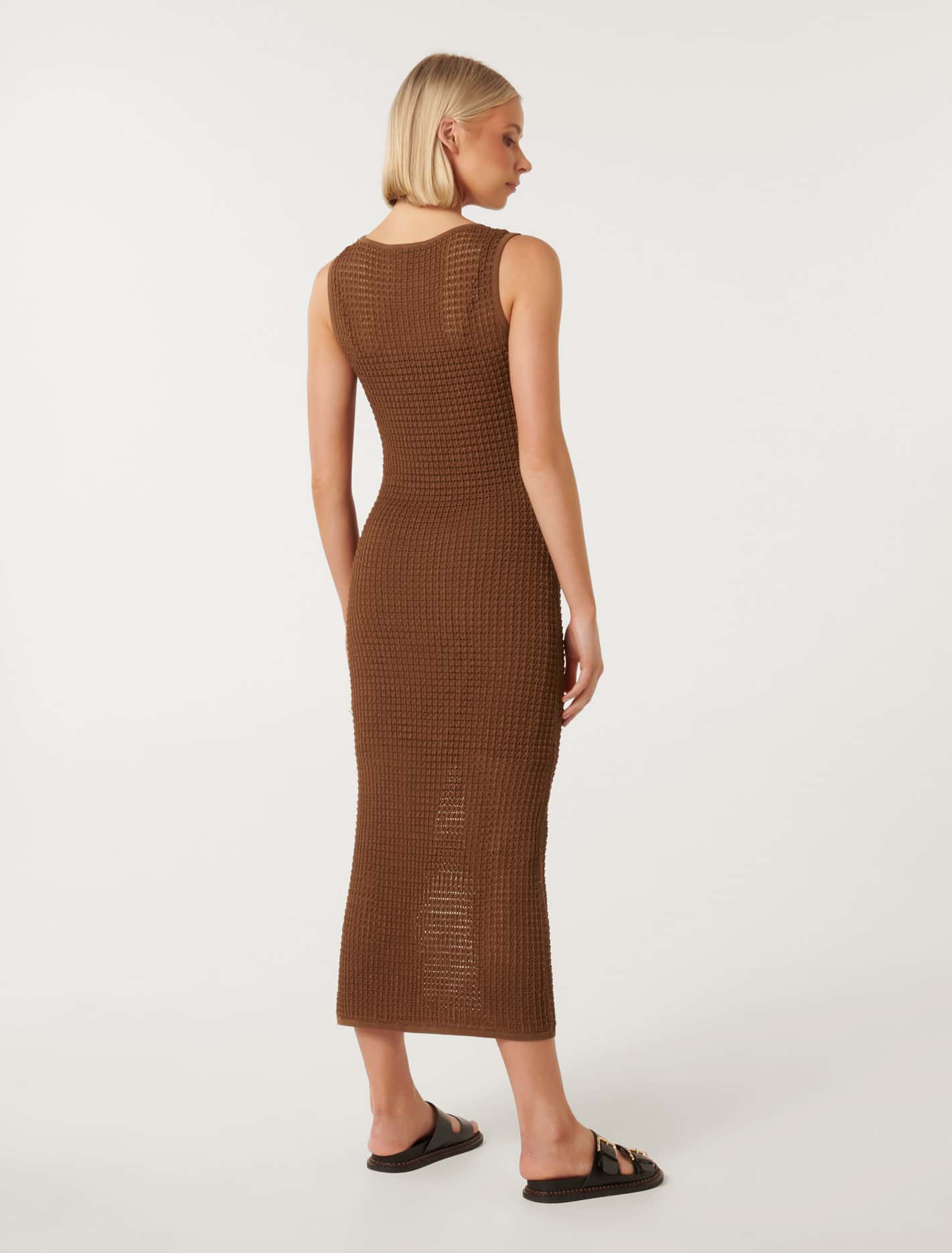 Pointelle Knit Dress