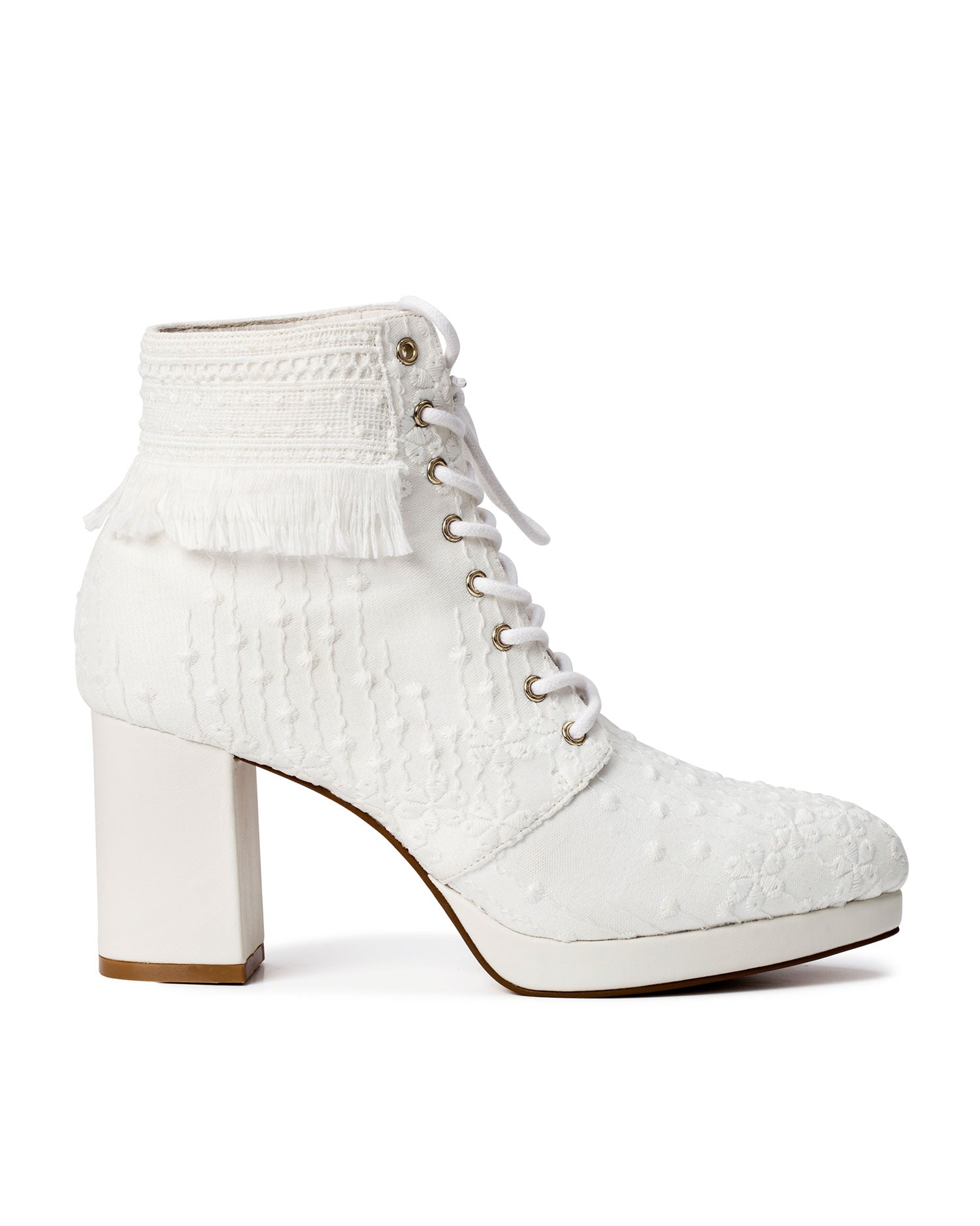 Prayer Boots - Velvet Bridal Booties - Final Sale